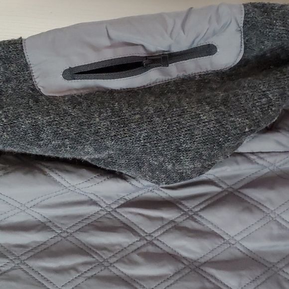 Far West mixed media quilted full zip jacket sz M - Picture 3 of 9